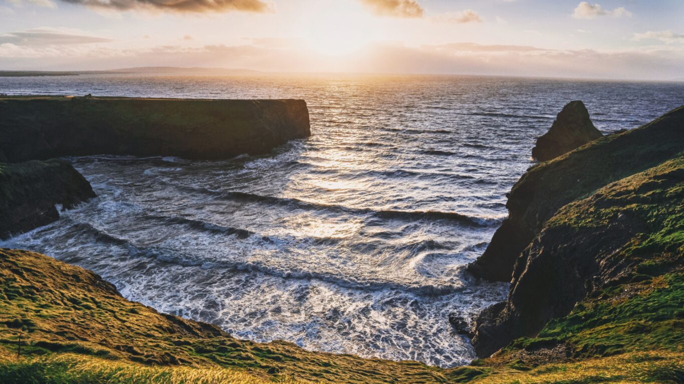Winter Sunset at Nuns Beach Kerry